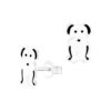Dog Earring Studs