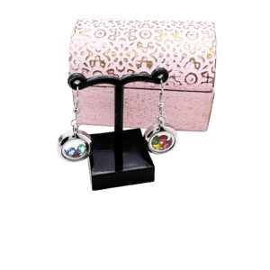 Floating Locket Earrings