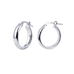 Half Round Earring Hoops