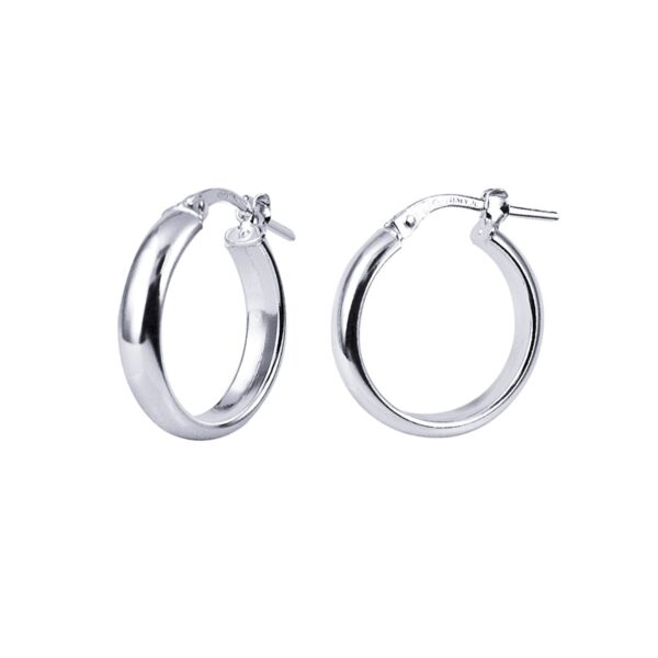 Half Round Earring Hoops