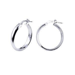 Half Round Earring Hoops 6 Half Round Earring Hoops