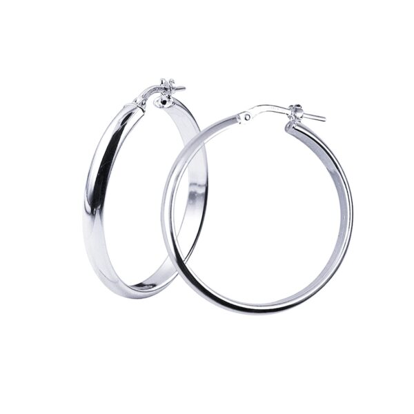 Half Round Earring Hoops