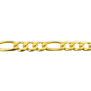 9ct Gold Figaro Bracelet 7 9ct Gold Figaro Bracelet