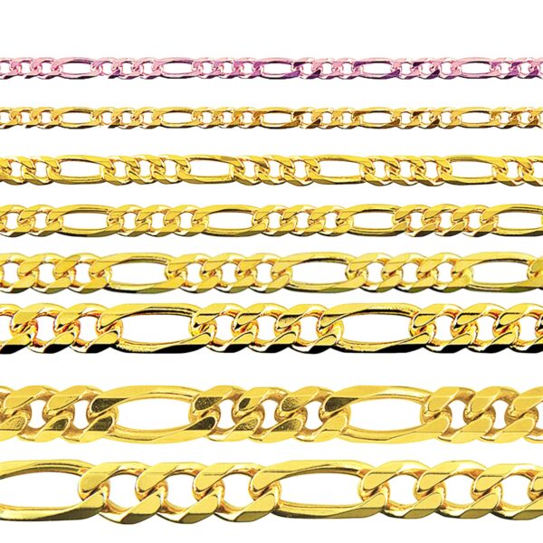 9ct Gold Figaro Bracelet