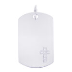 Sterling Silver Dog Tag Necklace