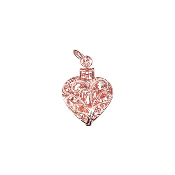 Filigree Heart Pendant Necklace