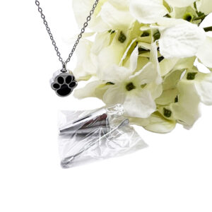 Paw Print Cremation Necklace