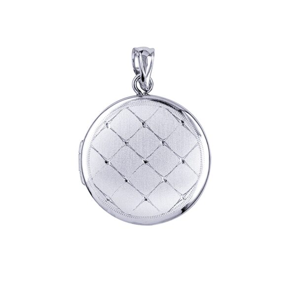 Criss Cross Pattern Locket