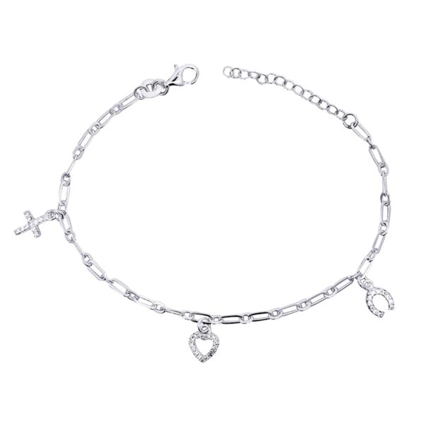 Sterling Silver Charm Bracelet