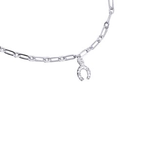 Sterling Silver Charm Bracelet 3 Charms 7 Sterling Silver Charm Bracelet