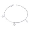 Sterling Silver Charm Bracelet