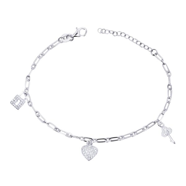 Sterling Silver Charm Bracelet