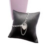 Sterling Silver Padlock Bracelet