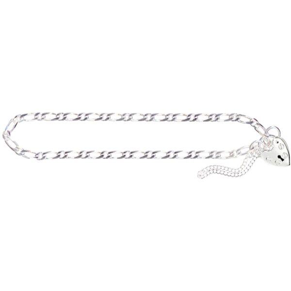 Sterling Silver Padlock Bracelet