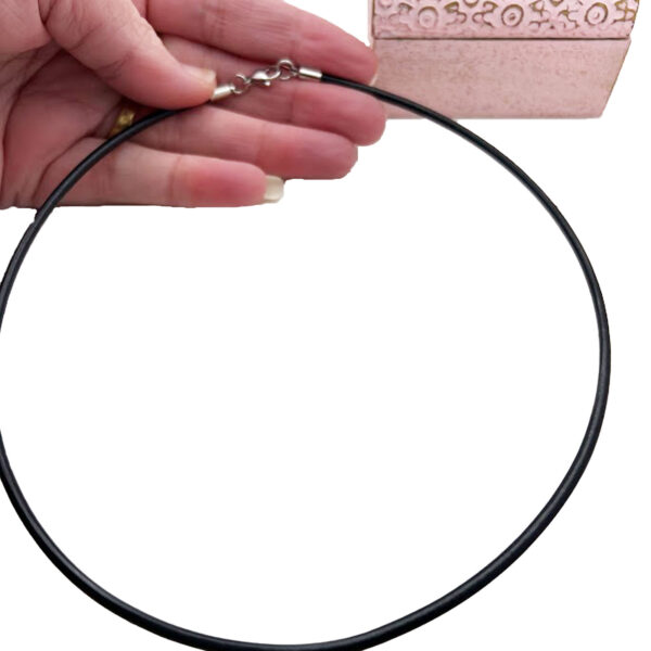 Leather Omega Necklace