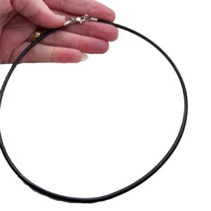 Leather Omega Necklace