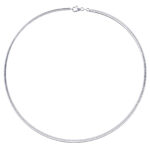 Sterling Silver Omega Necklaces