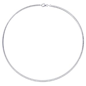 Sterling Silver Omega Necklaces