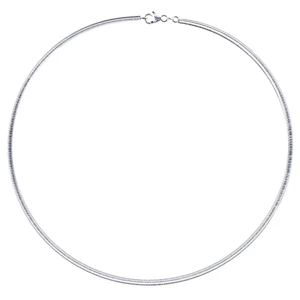 Sterling Silver Omega Necklaces