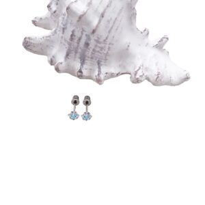 5mm Crystal Star Earrings