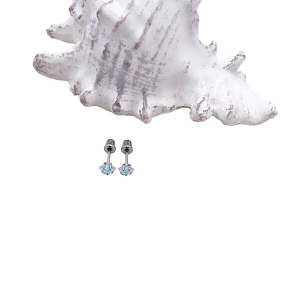 5mm Crystal Star Earrings