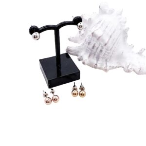 6mm Ball Stud Earrings