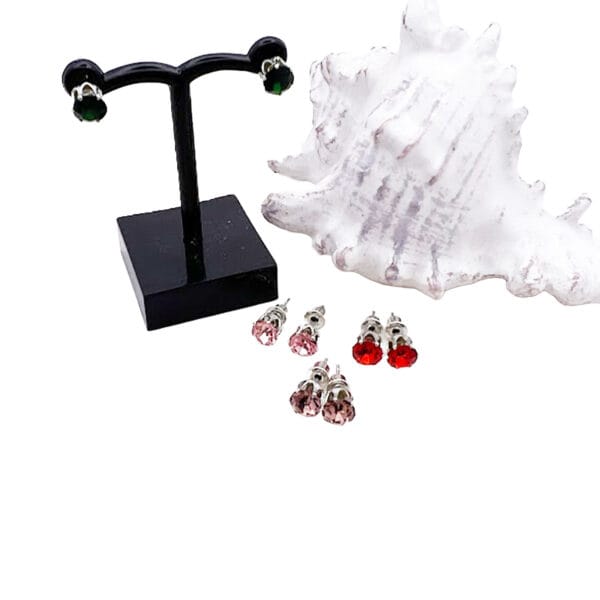 7mm Crystal Earrings