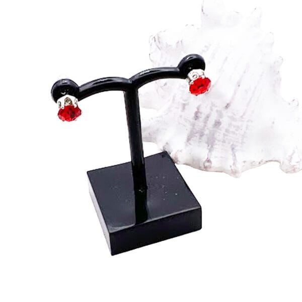 7mm Crystal Earrings
