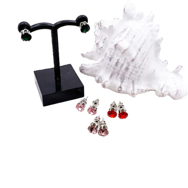 7mm Crystal Earrings