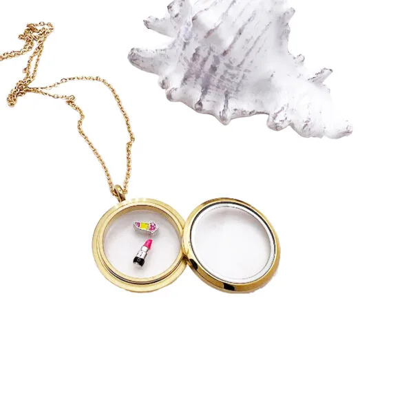 Lipstick Floating Charms