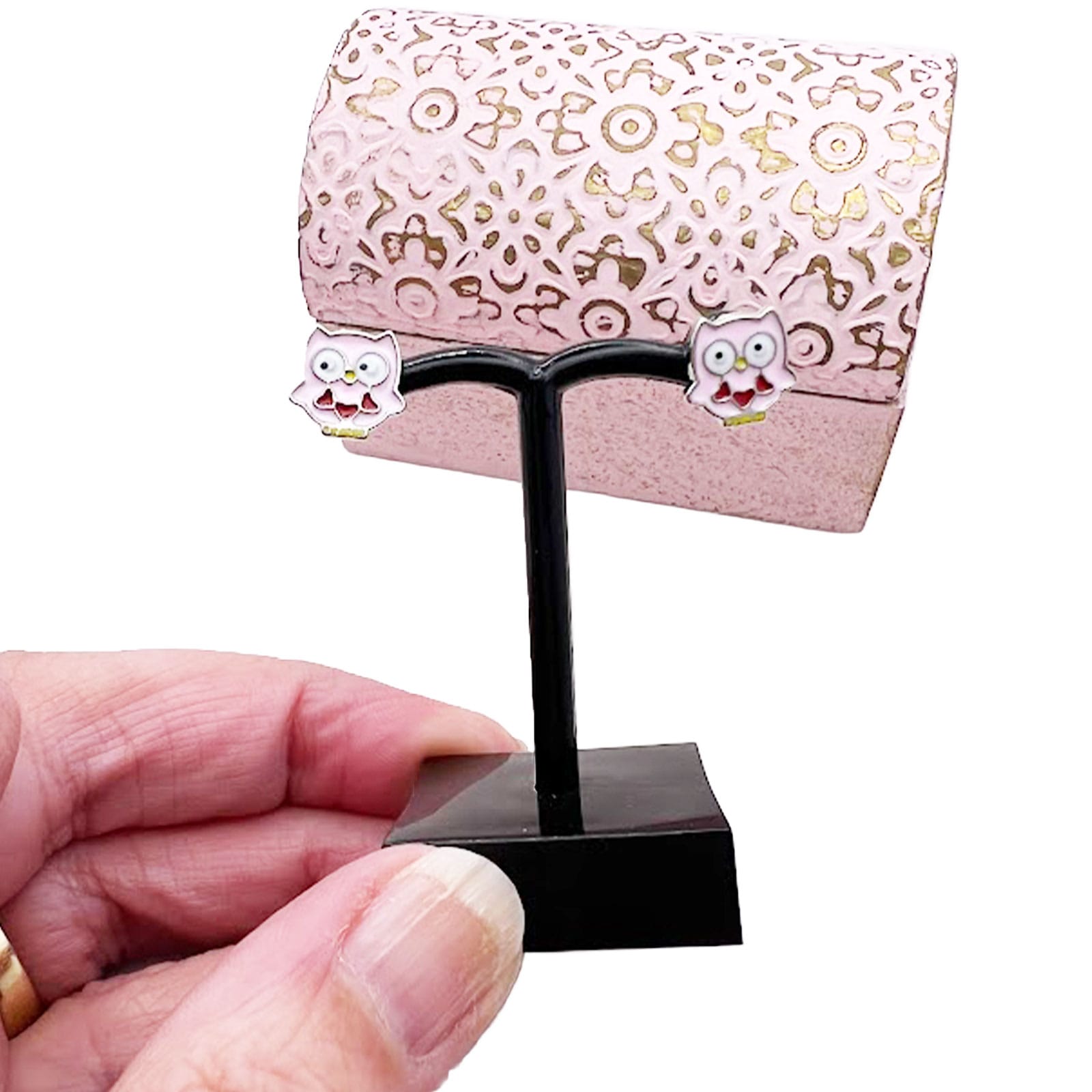 Enamel Owl Earrings | Love Story Jewellery Australia 4 Enamel Owl Earrings