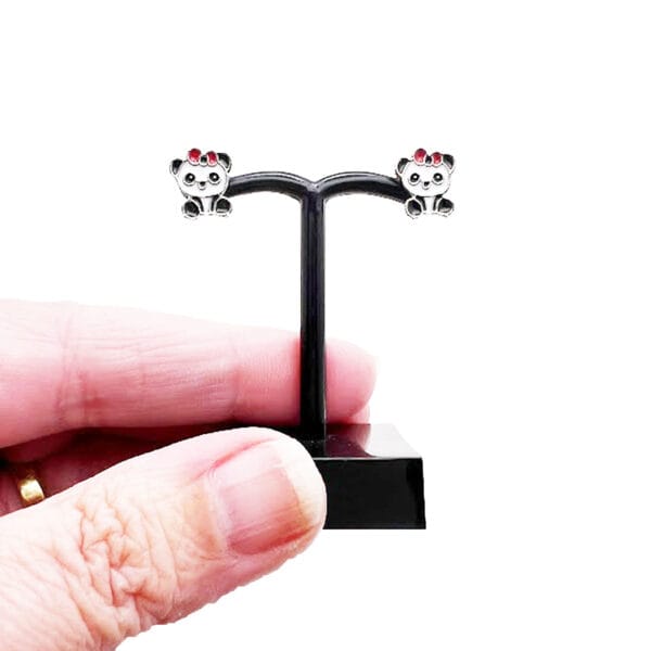 Panda Earrings