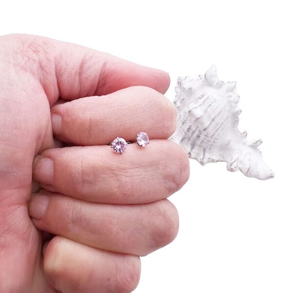 Pink Crystal Earrings