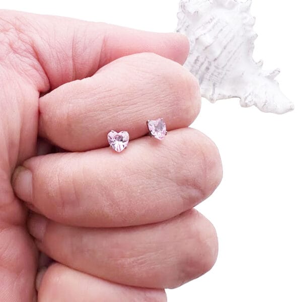 Pink Crystal Earrings