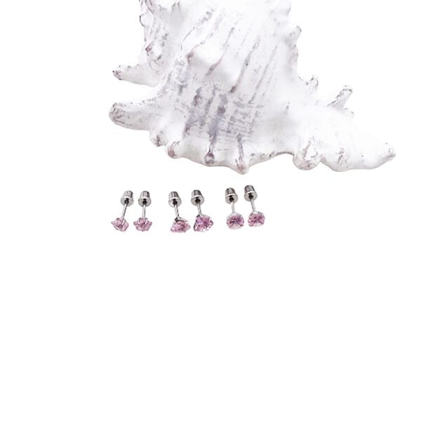 Pink Crystal Earrings