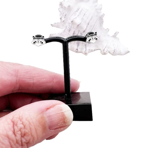 Raccoon Earrings