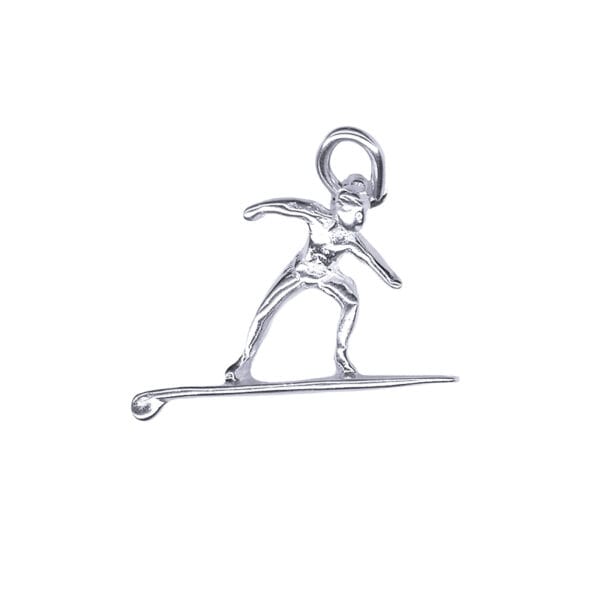 Sterling Silver Surfer Necklace