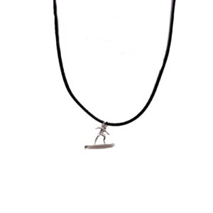Sterling Silver Surfer Necklace