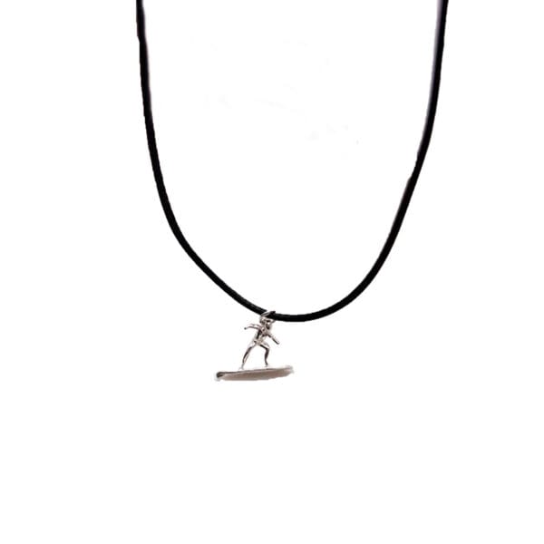 Sterling Silver Surfer Necklace