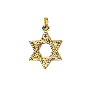 9ct Gold Star of David Faith Charm
