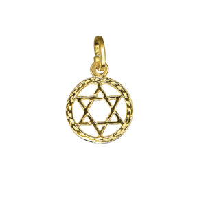 9ct Gold Star of David Faith Charm