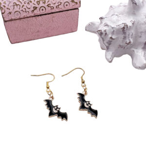 Black Bat Earrings 7 Black Bat Earrings 1