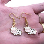 Cow Earrings-Earwires