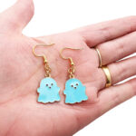 Blue Ghost Earrings