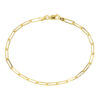 9ct Gold Paperclip Bracelet