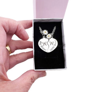 Sisters Break Apart Pendant Necklaces