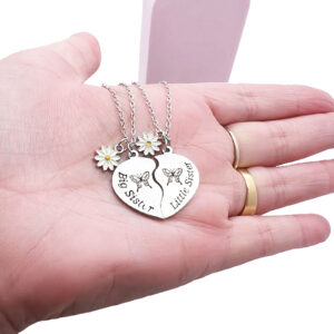 Sisters Break Apart Pendant Necklaces