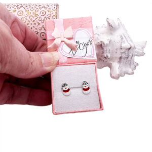 Snowman Earrings
