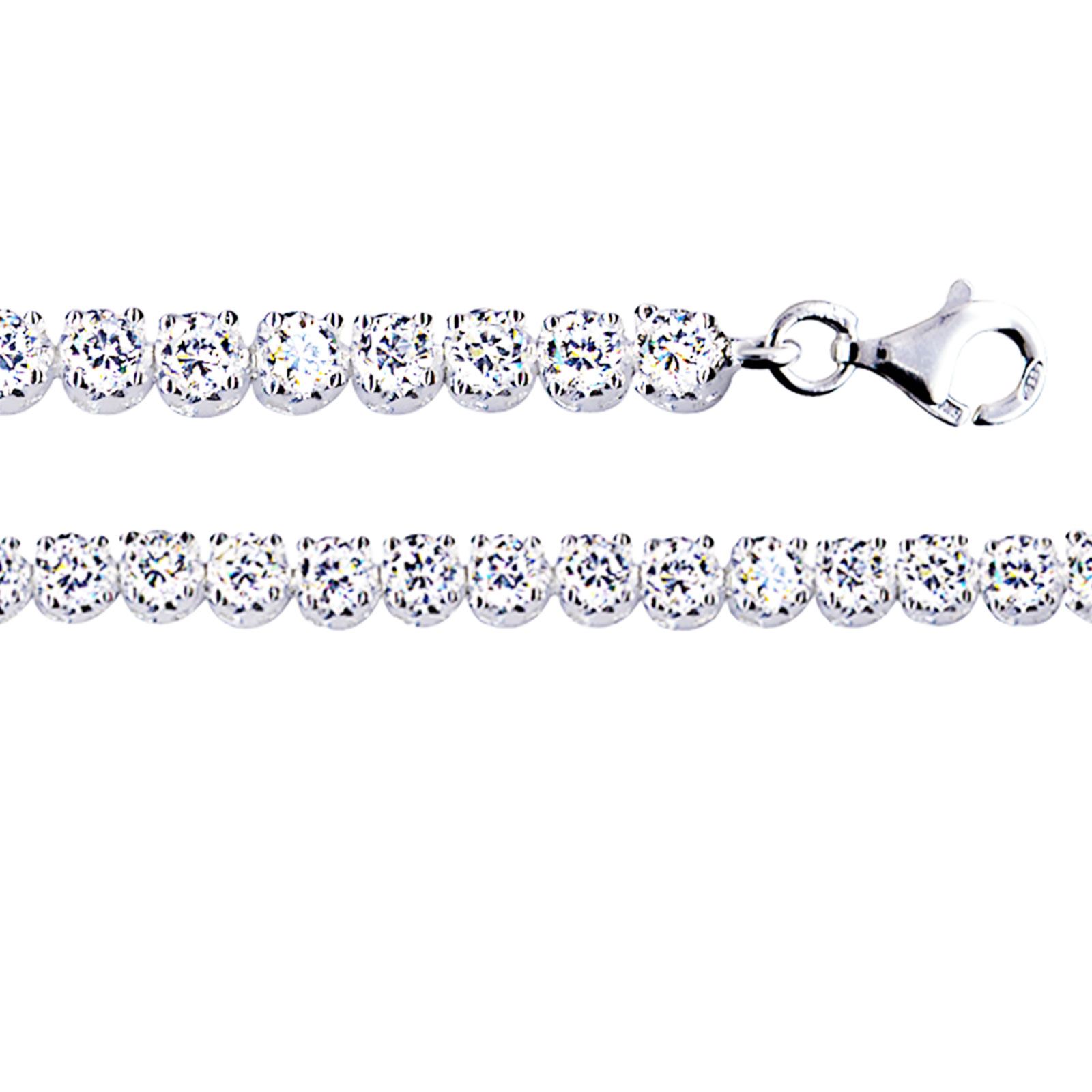 Sterling Silver Cubic Zirconia Bracelet 1 Sterling Silver Cubic Zirconia Bracelet