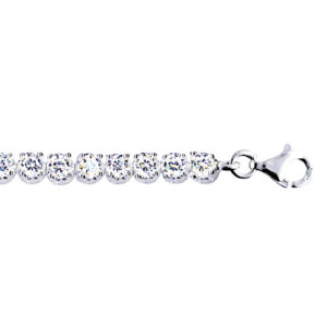 Sterling Silver Cubic Zirconia Bracelet 5 Sterling Silver Cubic Zirconia Bracelet